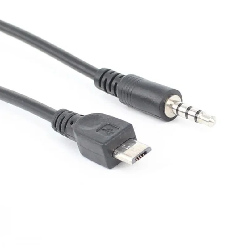 

40 см Micro USB 2,0 до 3,5 мм AUX автомобильный разъем USB аудио кабель шнур для телефона кабель для передачи данных для Xiaomi