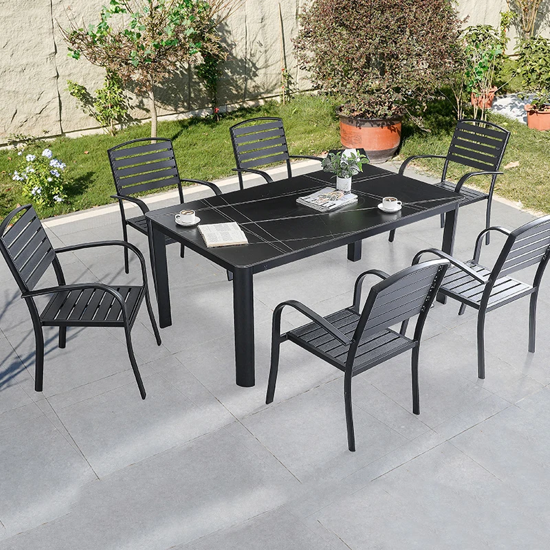 مجموعات أثاث حديقة القهوة المتنقلة مطعم في الهواء الطلق دراسة فاخرة أثاث الحدائق الحديث مجموعات أثاث المطبخ ميسا الألعاب #4