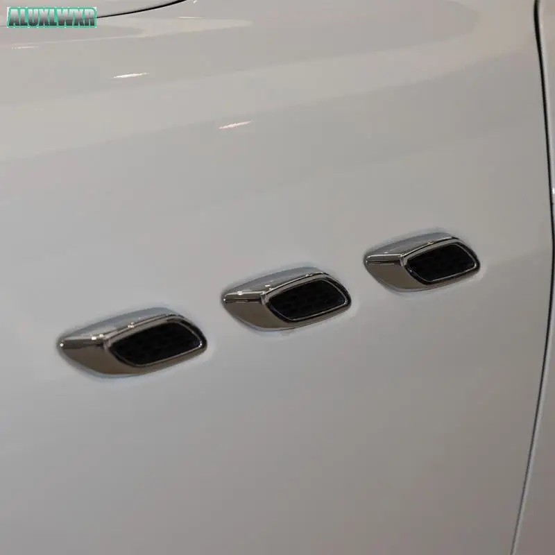 for Maserati Levante 2016 2018 2019 2020 2021 Original Plating Side Air Vent Cover trim car-styling Exterior car Accessories