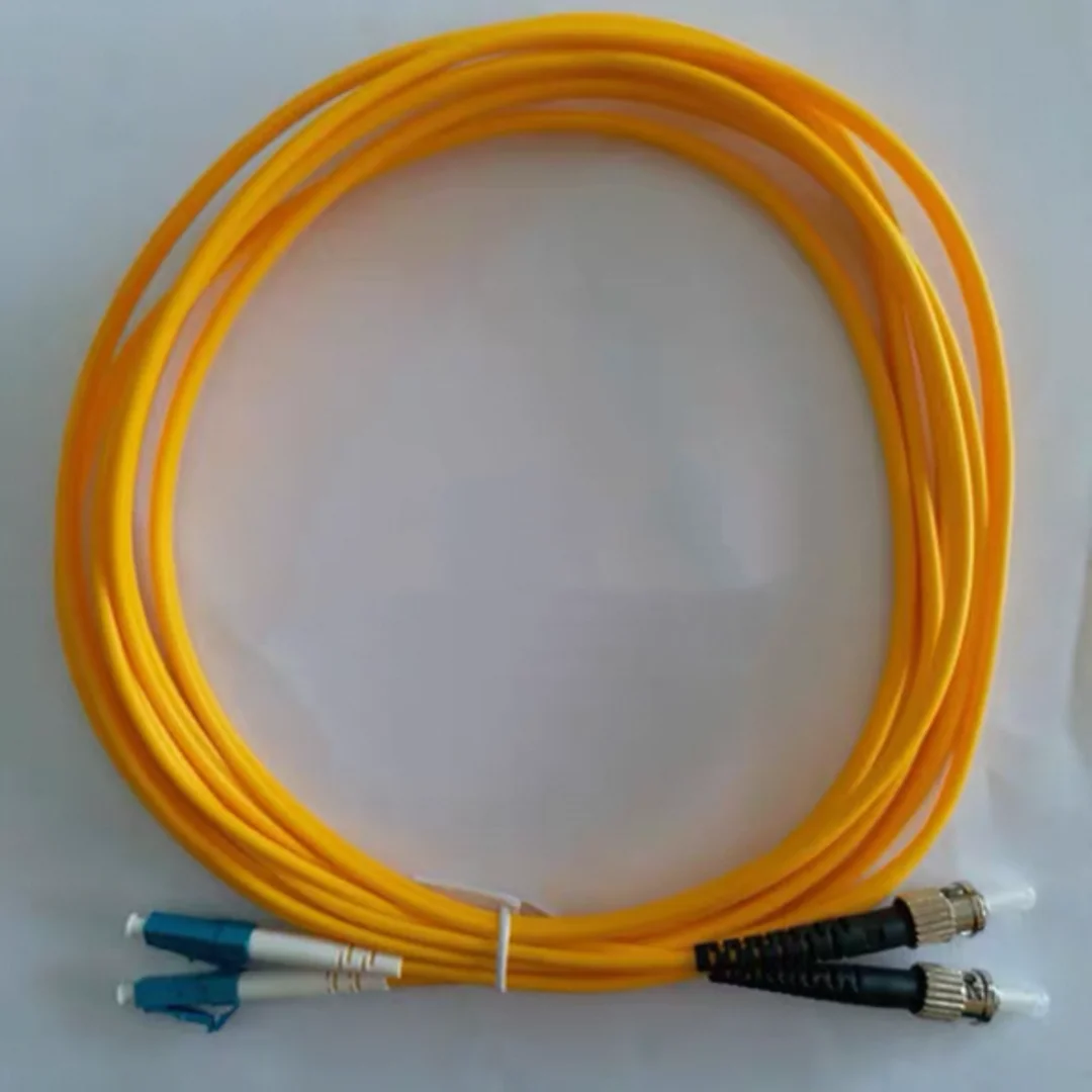 الألياف patchcord LC-ST SM دوبلكس المفردة 10 متر 20 متر 30 متر 50 متر 100 متر ST-LC 3 مللي متر 2 مللي متر كابل الألياف البصرية الطائر FTTHELINK