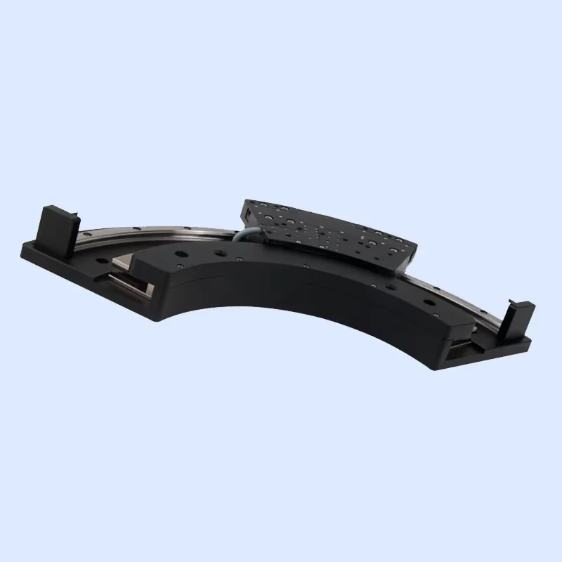 High-precision, high-stability, low-noise fan-shaped displacement stage