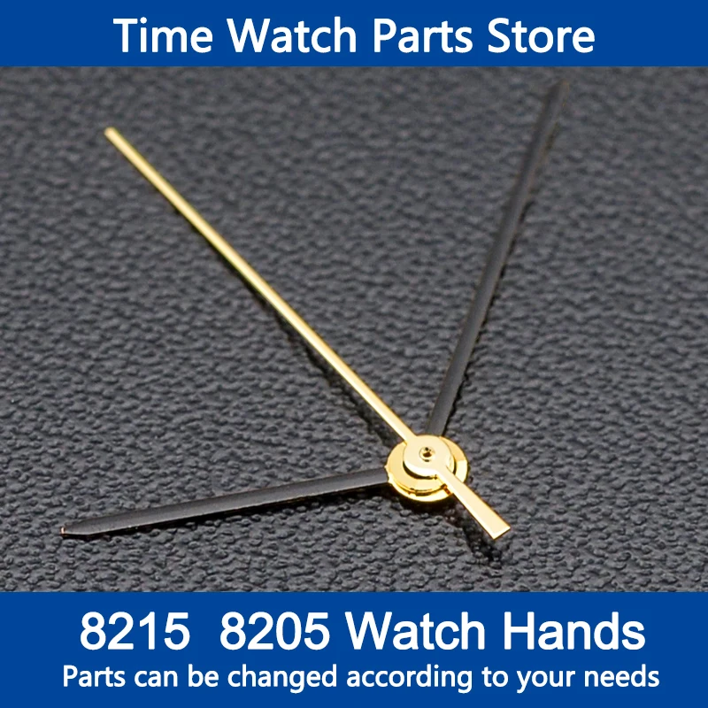 

10*14*14mm 8215 8205 Hands Gold Watch Hands for Fit 8215 8205 2813 2824 movemen Watch Handse Watchmaker Replace Parts