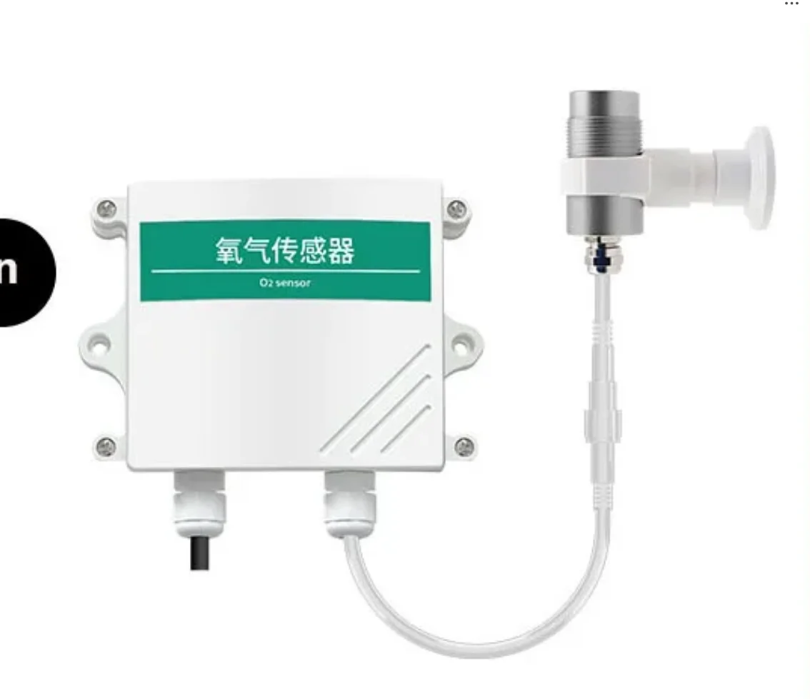 Oxygen Sensor RS485 Transmitter O2 Gas Monitoring High-precision Outdoor Oxygen Concentration Detector