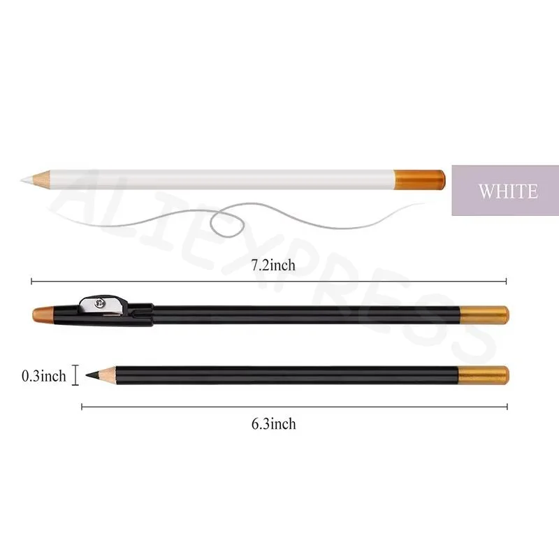1Pcs Pencil For Men's Beard Edge Hairline Razor With Sharpener Hair Line Pen