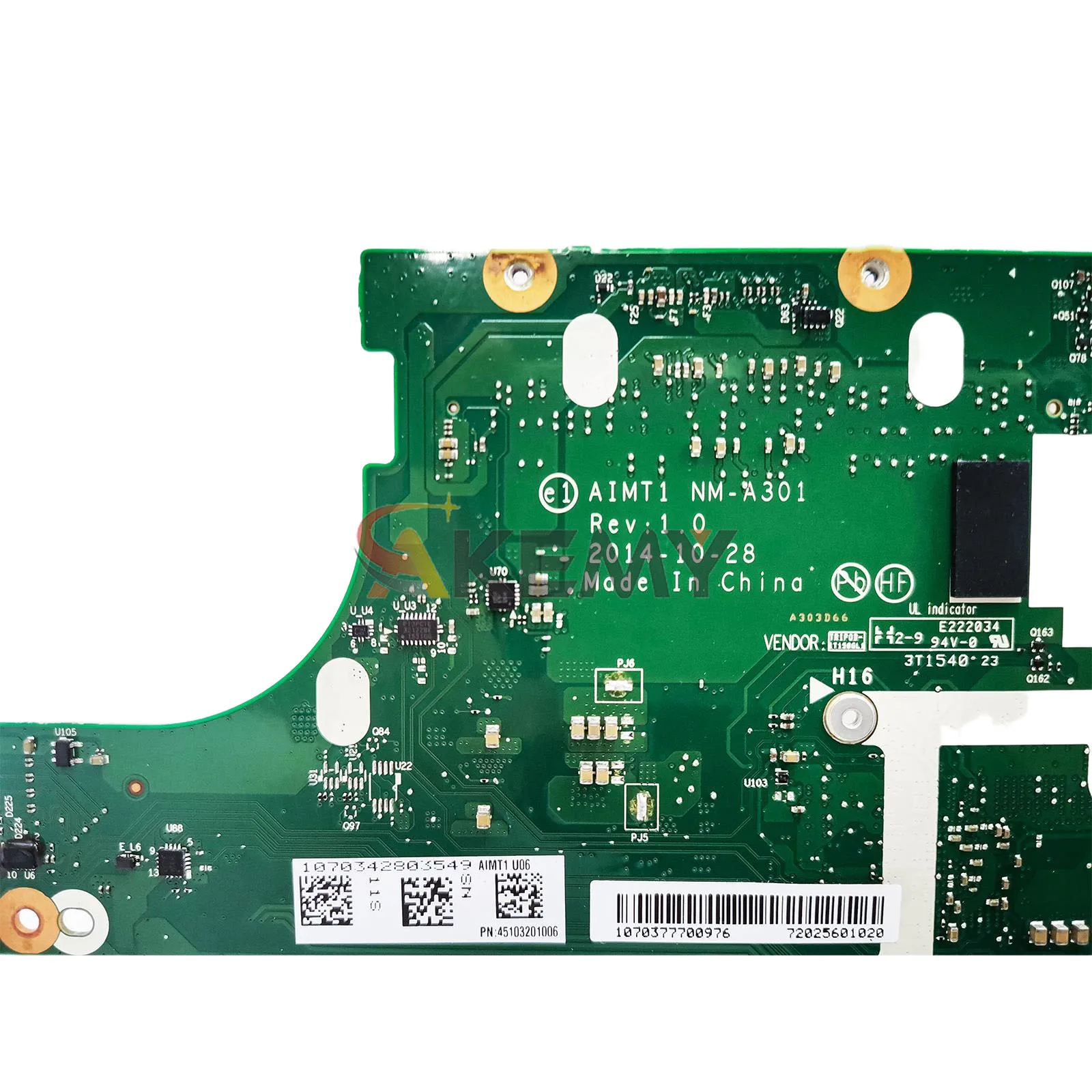 Para lenovo thinkpad t450s NM-A301 placa-mãe do portátil com i5 i7 5th gen 4gb ram 100% testado ok
