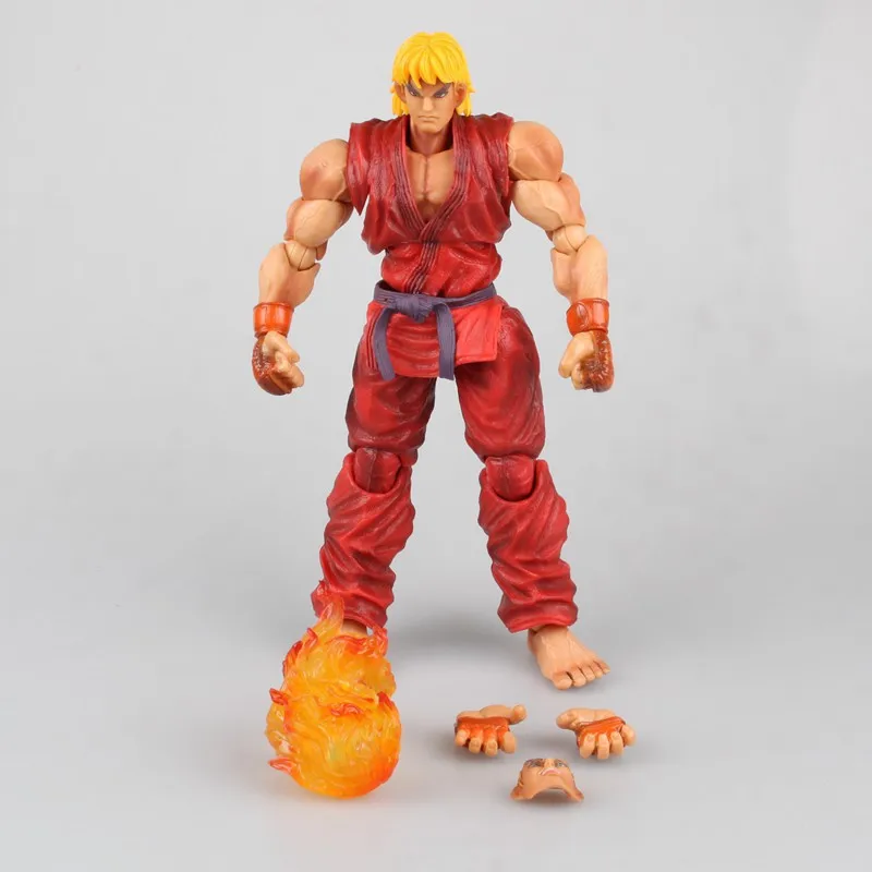 Play Arts KEN Street Fighter Collection Red Action Figure PA Movable Model Toys