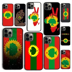 Autumu Oromo Flag Phone Case Cover for iPhone 16 15 12 mini 11 13 14 Pro Max SE 2020 Apple 6S 7 8 Plus Coque