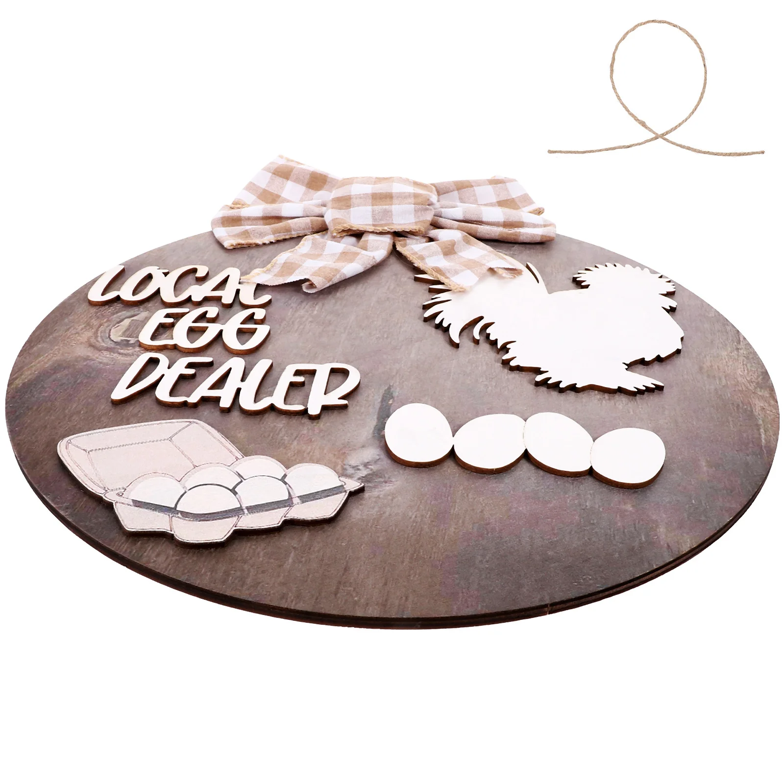 

Stylish Rustic Wooden Sign Farmhouse Decor Exquisite Craftsmanship Hanging Welcome Tag Ornament Front Door