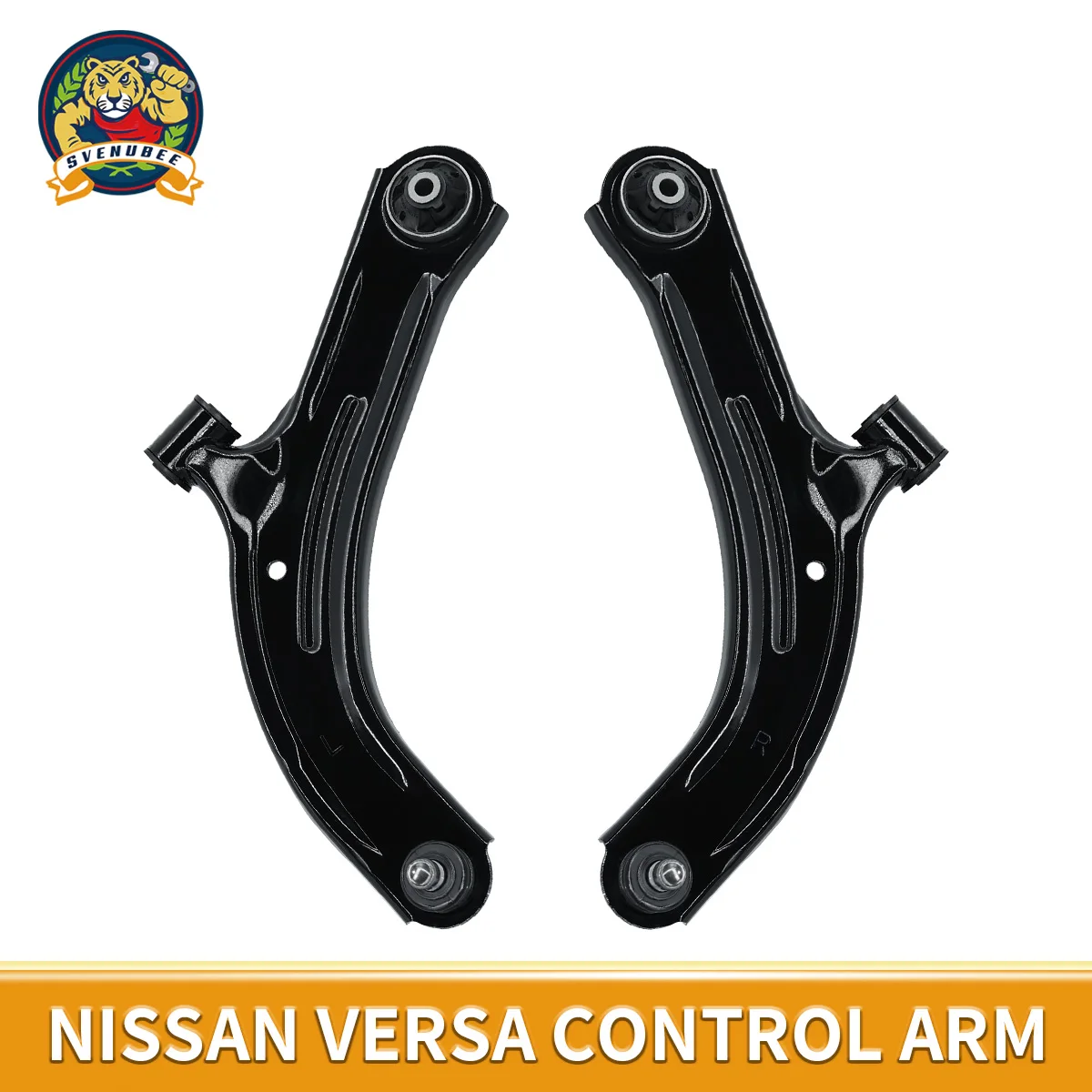 

Svenubee 2pcs Front Lower Suspension Kit Control Arms Set for Nissan Versa 1.8S 1.8SL Cube 2007 2008 2009 2010 2011-2014