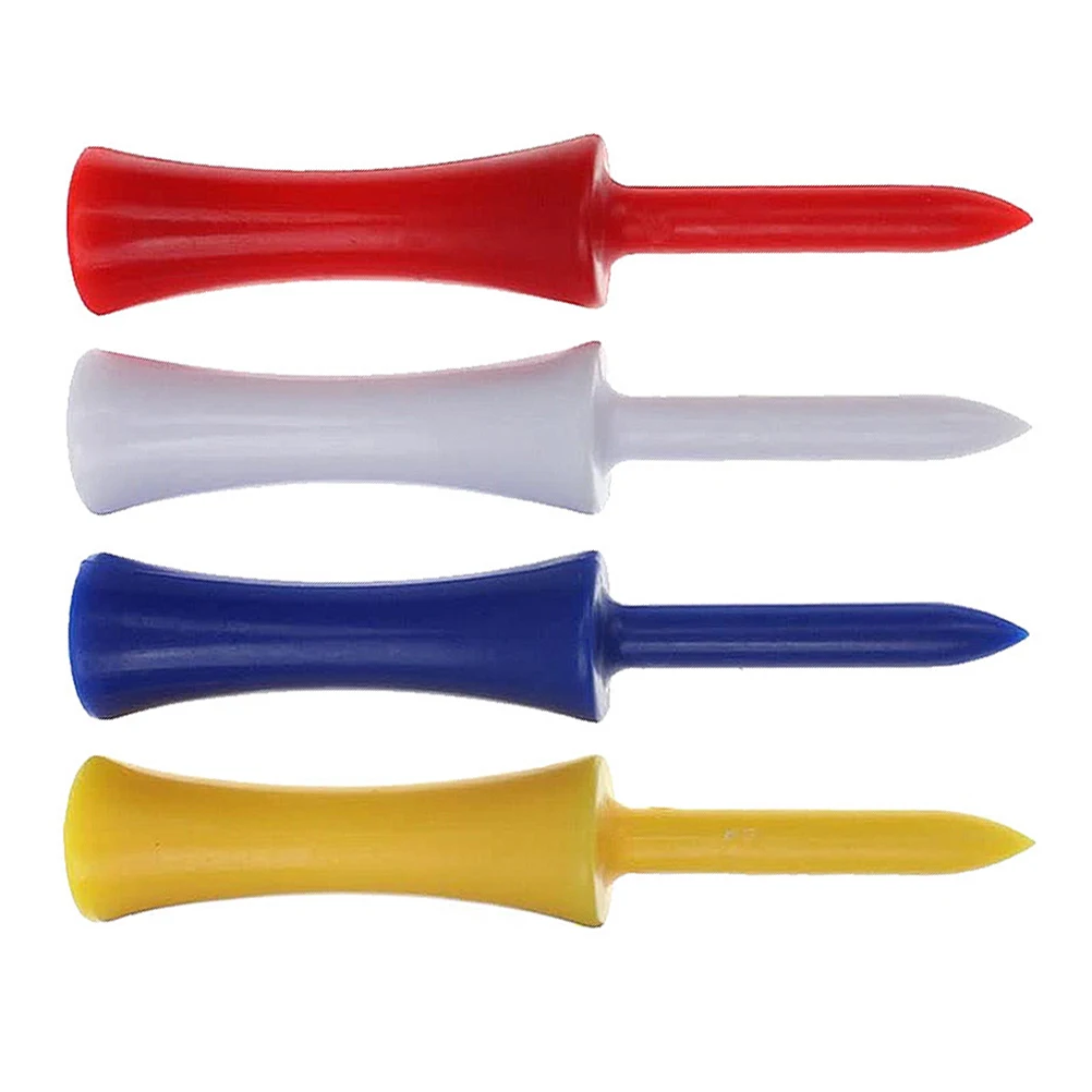 

100 Pcs Golf Limit Nail Colorful Tee Accessories Holder Tees Castle 70mm Rubber