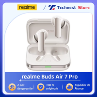 Global Version realme Buds Air 7 Pro Wireless Earphone 53dB Real-time Noise Cancellation Bluetooth 5.4 Up to 48 Hours Playback