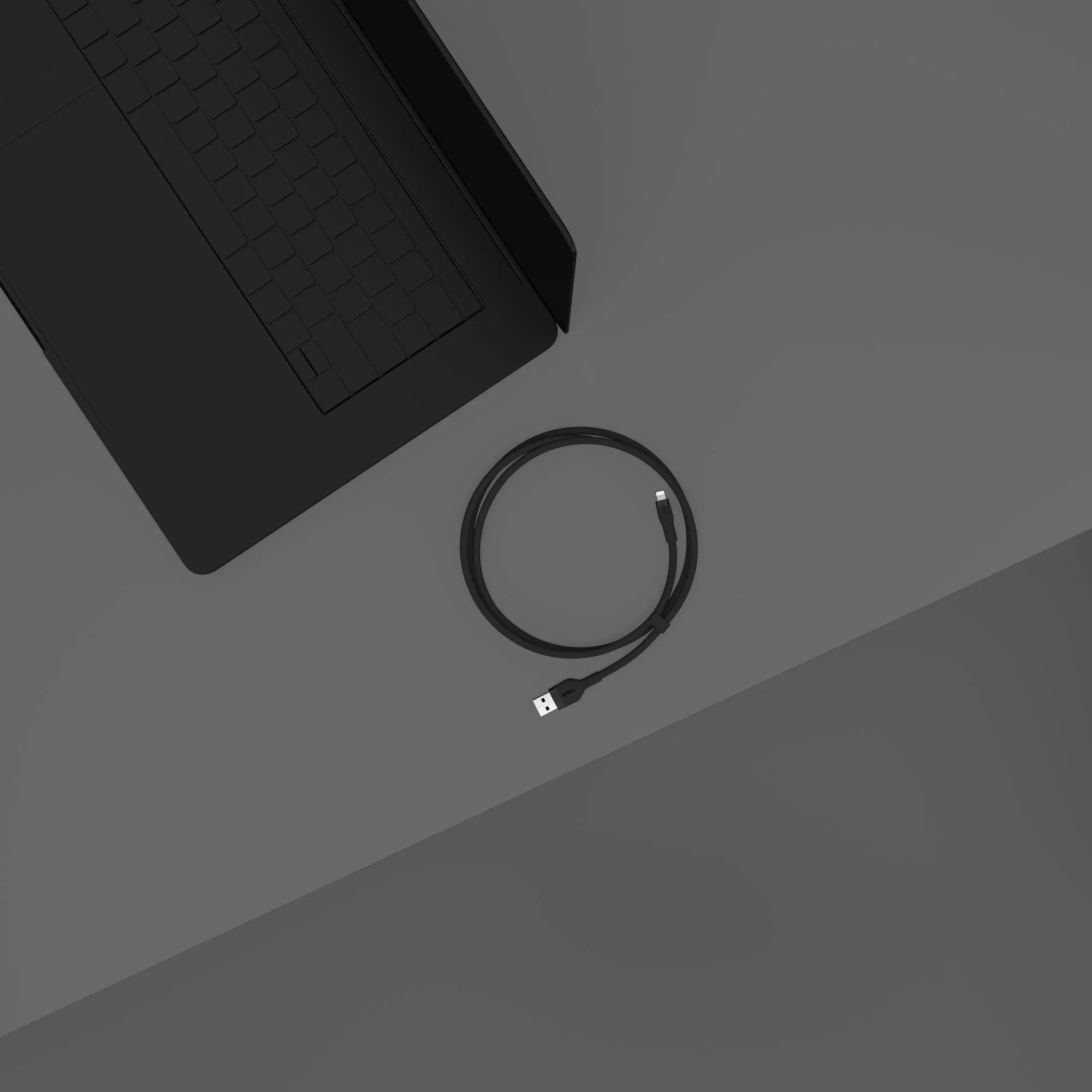 10 フィート ライトニング ケーブル、ブラック