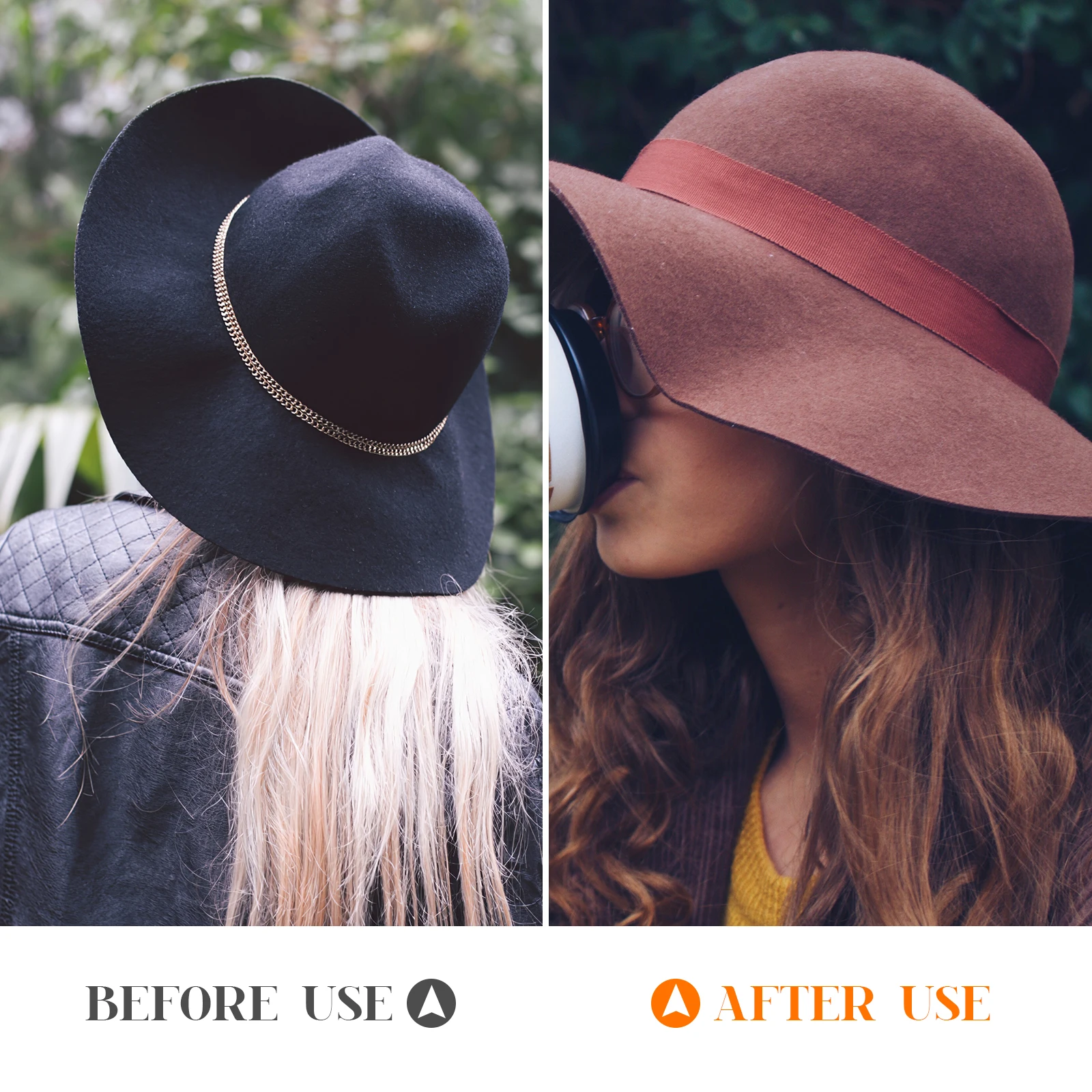 

8pcs Plastic Hat Holders Round Shape PVC Material 57CM Head Circumference Hat Display Storage Use