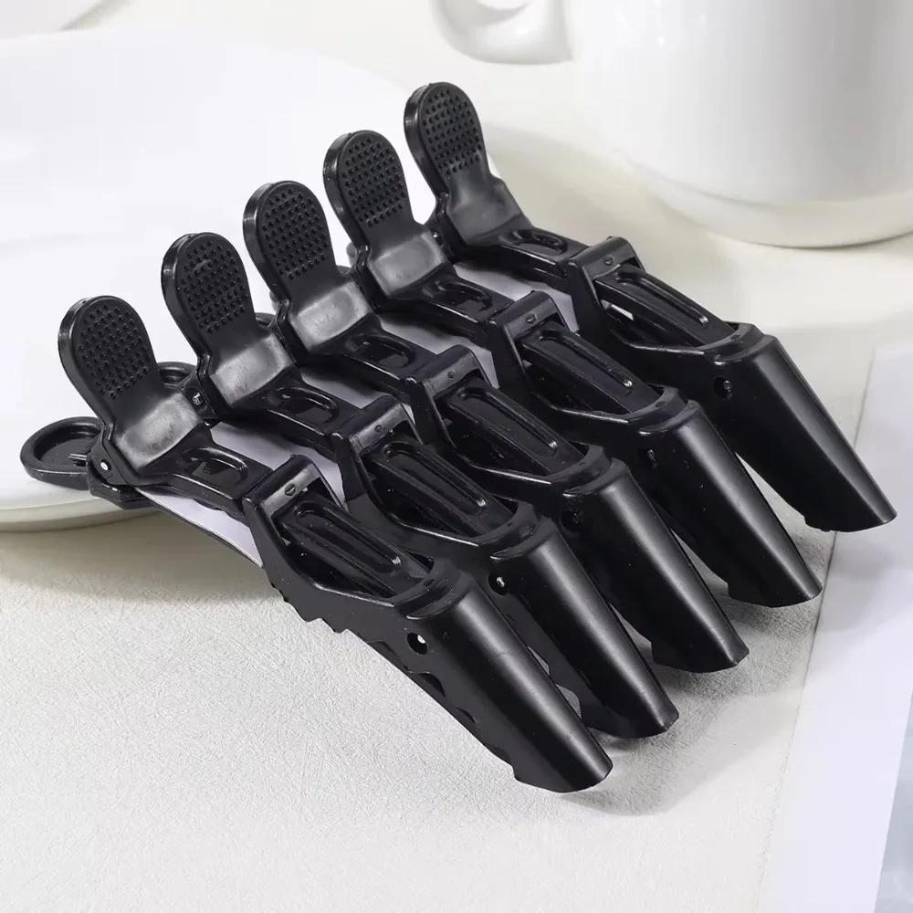 

5PCS Alligator Hair Clip Hairdressing Clamps Plastic Hair Claw Pro Barber Clips for Salon Styling Hairpins Hair Accessories