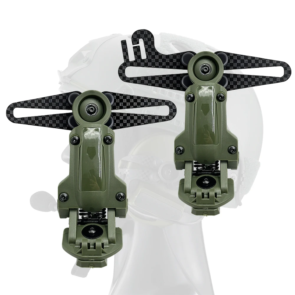 NEW Upgraded Helmet Rail Adapter For ComTac 2&3 Airsoft Shooting Accessories Headset Mount Fit Ops Core ARC Team Wendy MLOK Rail