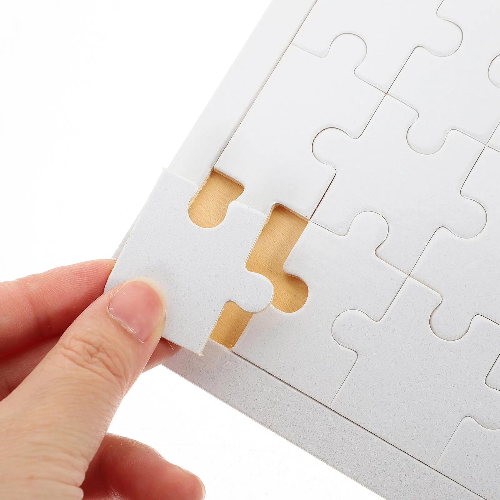 

Blank Heat Transfer Diy Jigsaw Craft Thermal Press Sublimation Paper Piece Creative Educational Game For Children