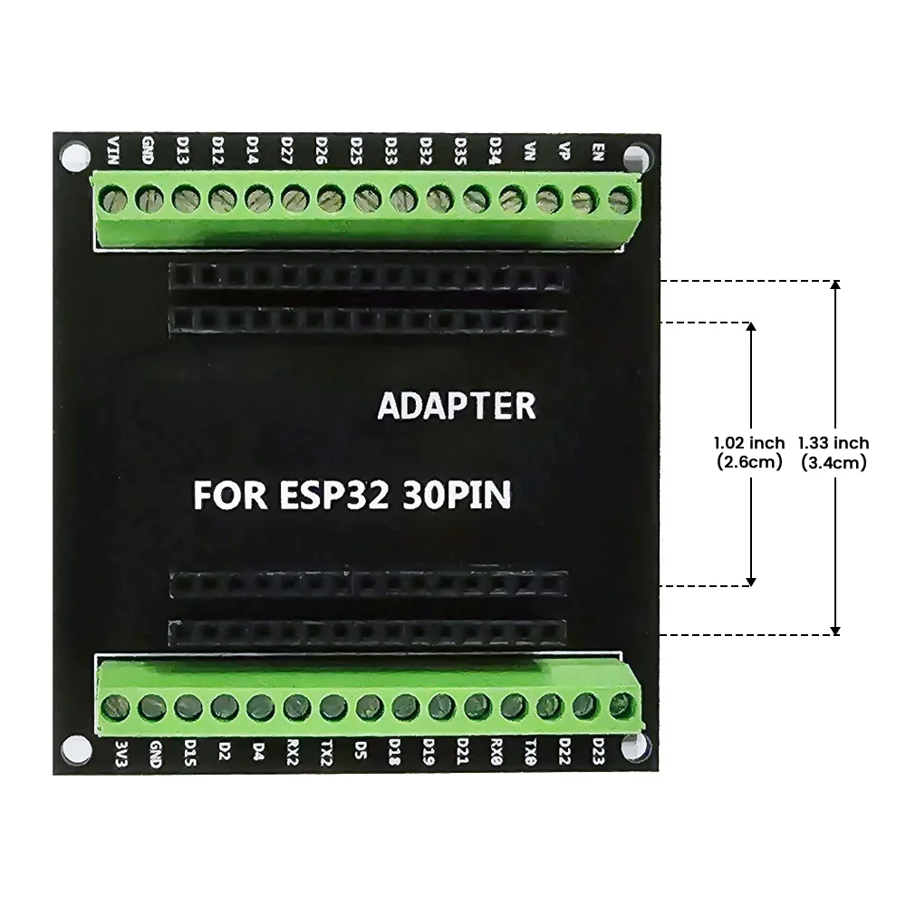 ESP32 ESP8266 Expansion Board Module for ESP32 Development Board 30Pin 38Pin GPIO 1 into 2