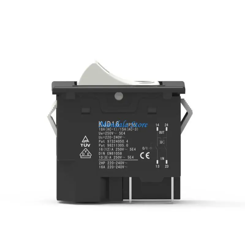 

U2JC 4Pins Push Button Switches Electromagnetic Push Button Switches with Undervoltage Protections On/Close Rocker Switches