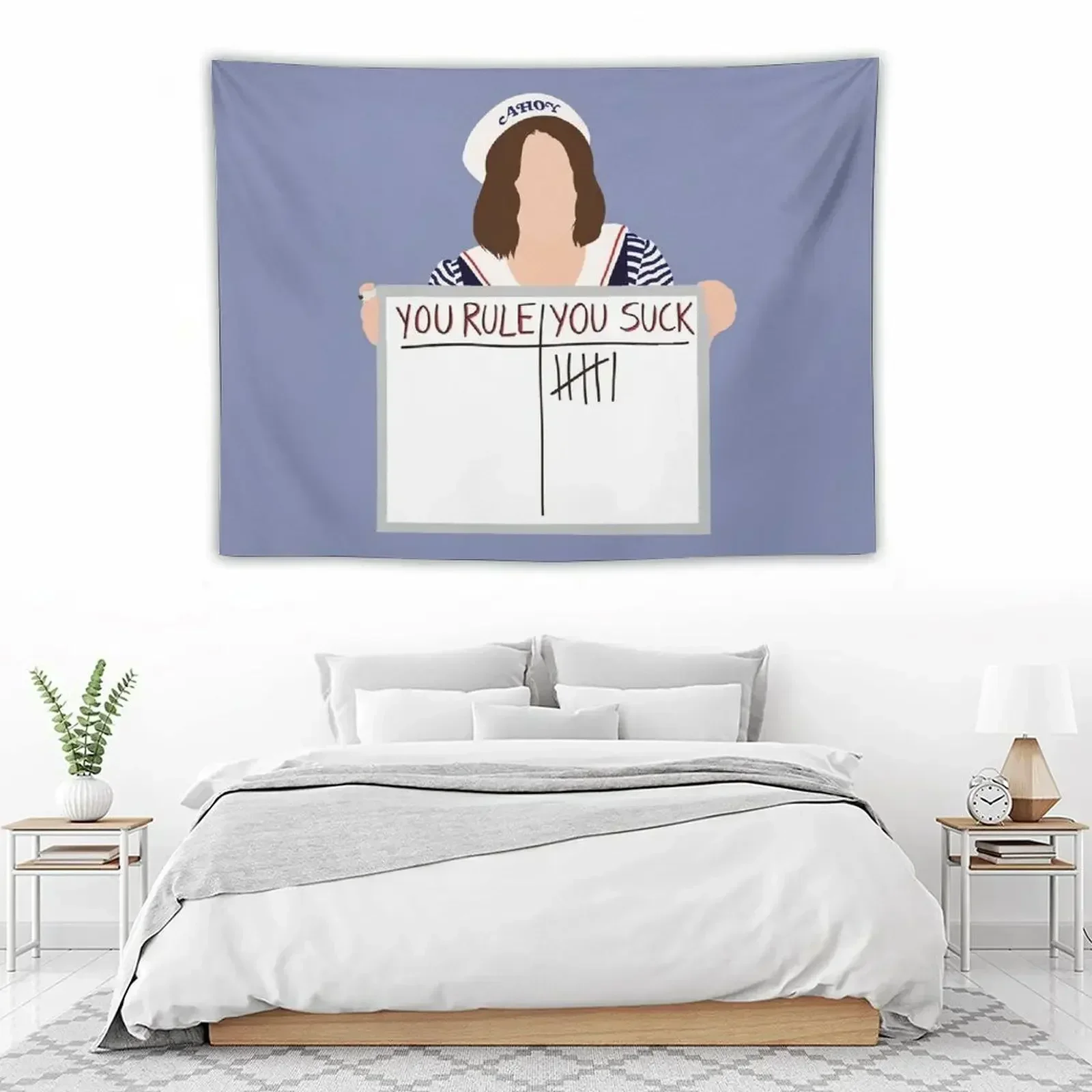 

Robin - You Suck Tapestry Nordic Home Decor Wallpaper Decoration Room Tapestry