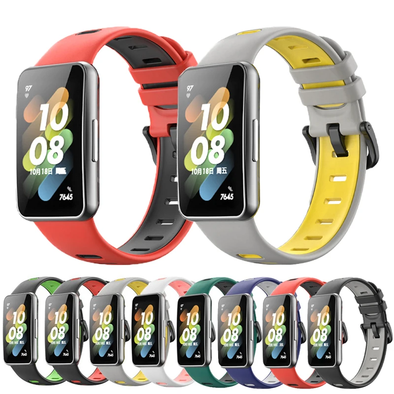 Ersatz gurt für Huawei Band 7 Correa Silikon Armband Armband Armband für Huawei Band7 Armband Huawei Smartwatch Zubehör