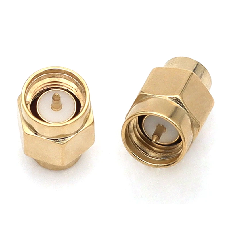 2/10/20pcs 2W 6GHz 50 ohm SMA Male RF Coaxial Termination Dummy Load Gold Plated Cap Connectors Accessories