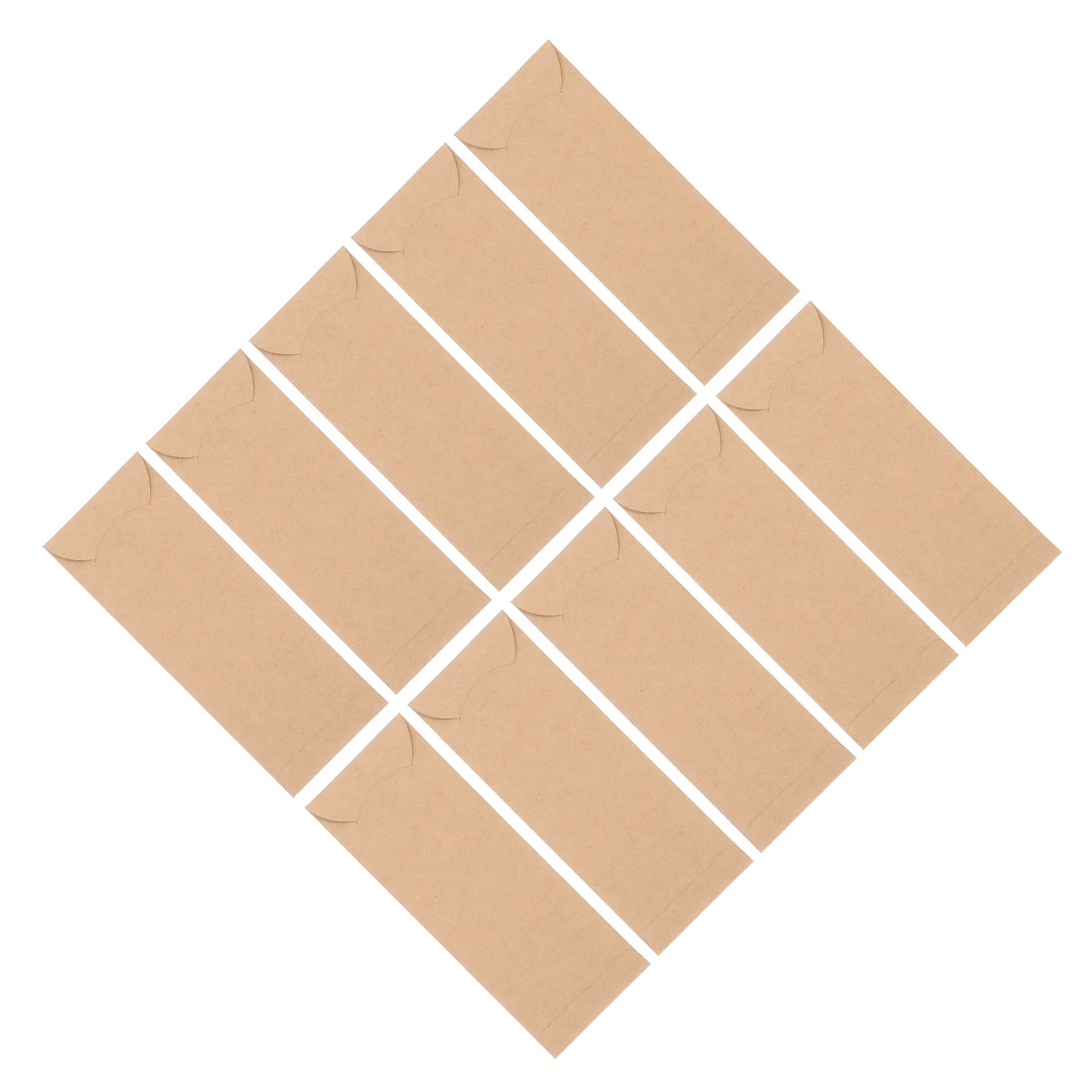 

10 шт. винтажных чехлов для закладок из крафт-бумаги, пеналы для ручек для класса и офиса, заготовки для закладок своими руками, крафт-пакеты для хранения