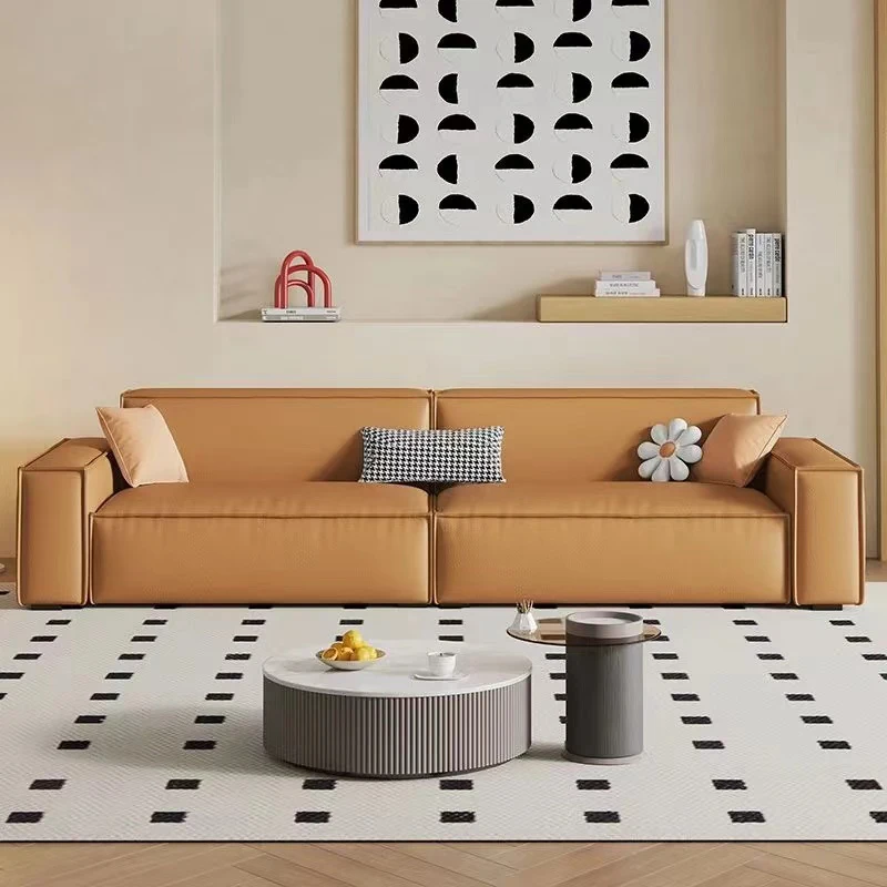 الحد الأدنى الجلود غرفة المعيشة الأرائك كرسي الأريكة كسول لطيف الشمال غرفة المعيشة الأرائك الحديثة مصمم موبليس الأثاث العصري #1