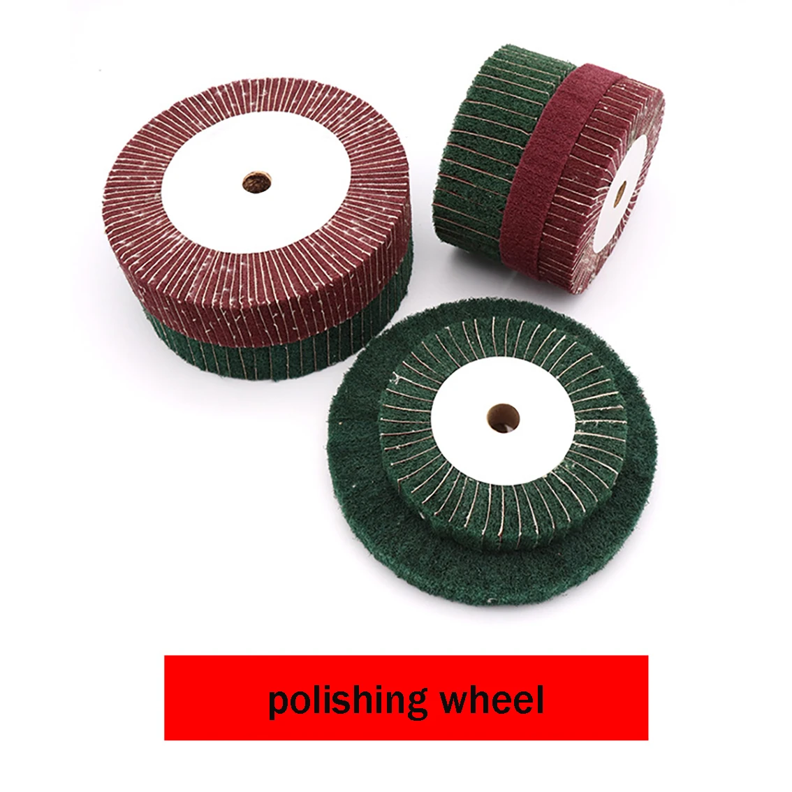 1PCS Fiber Wheel Nylon Polishing Wheel Stainless Steel Wire Drawing Wheel Weaving Polishing Wheel Polishing Disc