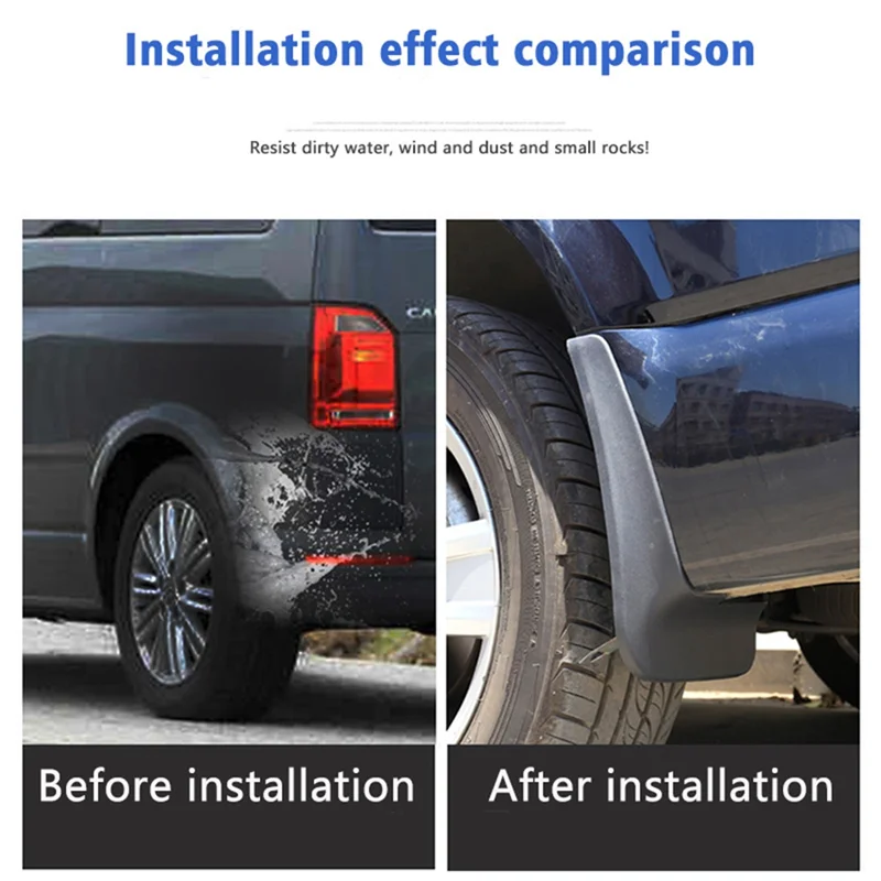 Unique For Mercedes Benz G Class W463 W461 W464 Mud Flaps Guard Splash Mudguard Fender Mudflaps Car Accessories Front Rear 4Pcs