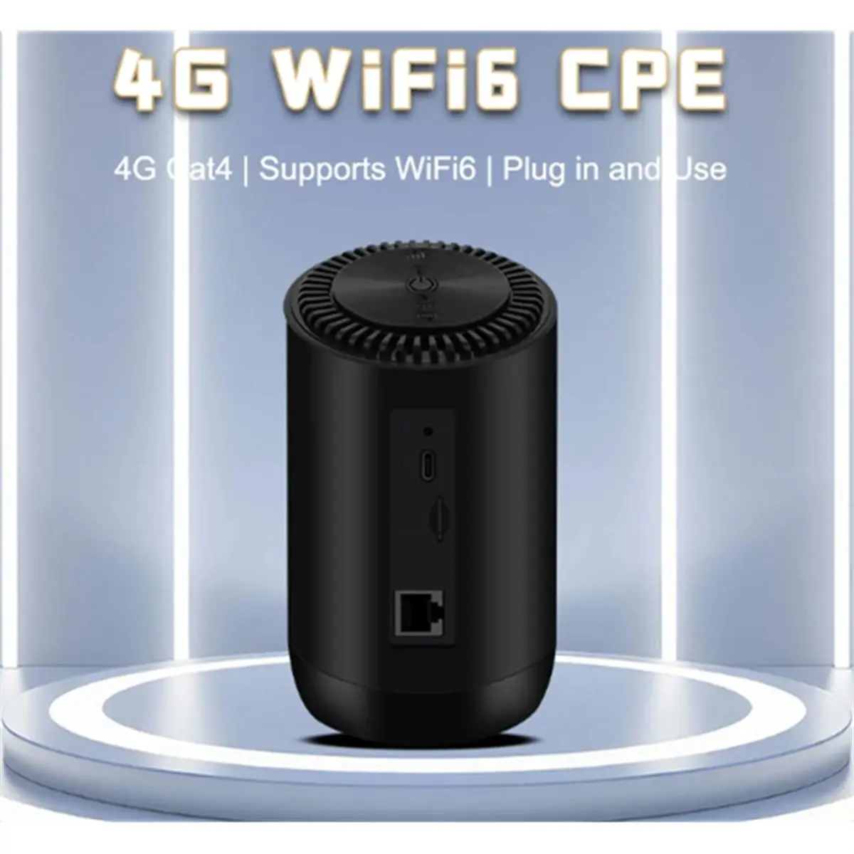 

Цифровой 4G WiFi6 CPE роутер с SIM-картой, мобильный, с аккумулятором 3800 мАч, 4G LTE, беспроводной хотспот, мини-роутер