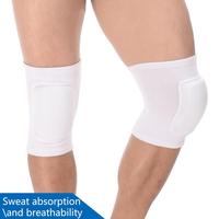 1Pc Knee Pad Breathable Collision Avoidance Anti-slip Knee Protection Sponge Sports Protective Gear Knee Pad Fitness Use
