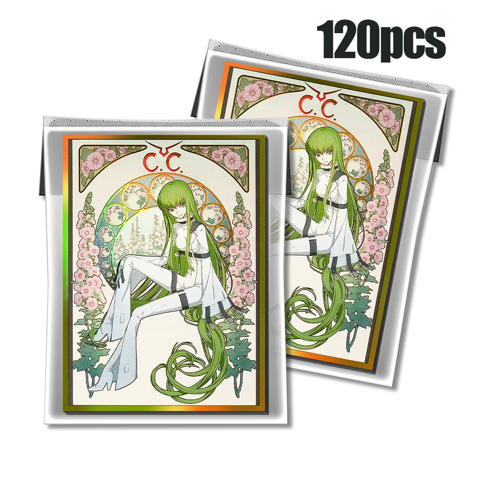 

120 шт., 67 × 92 мм, художественные рукава для карт аниме, рукава для настольных игр с верхней загрузкой, защитные рукава стандартного размера для MGT/PTCG