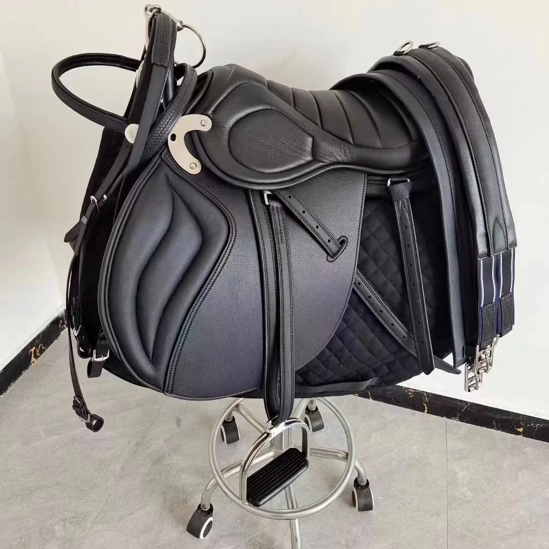 Horshi In Stock Black Endurance saddle kit with full set accessories Training saddle set