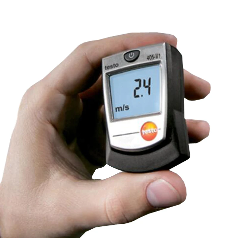 شحن سريع!! جديد Testo 405-V1 0560 4053 مقياس شدة الريح الحراري مع حامل أنبوب الهواء مقياس سرعة الرياح اختبار! Testo405-V1