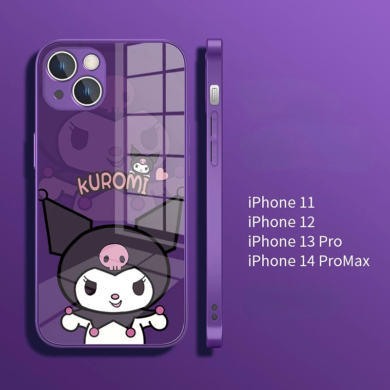 Sanrio Hello Kitty Kuromi My Melody Cinnamoroll Suitable for Apple 14  Mobile Phone Case New iphone 13 12 11 Pro Max