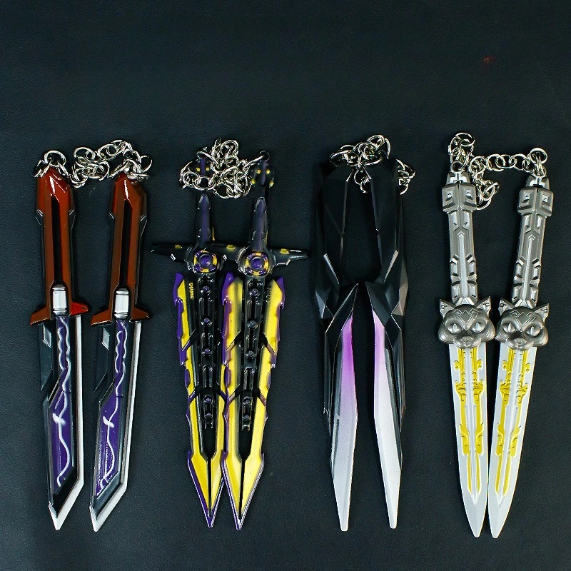 15cm novo jogo figura singularidade lâmina dupla periférica modelo de metal adereços decoração desktop ornamentos presentes aniversário brinquedos
