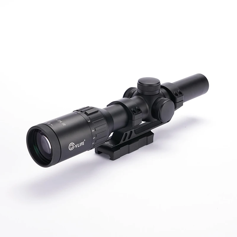 

CVLIFE 1-6X24 LPVO Rifle Scope BDC Reticle Optics Riflescope Sight with Zero Reset with 30mm Cantilever Mount for Picatinny Rail