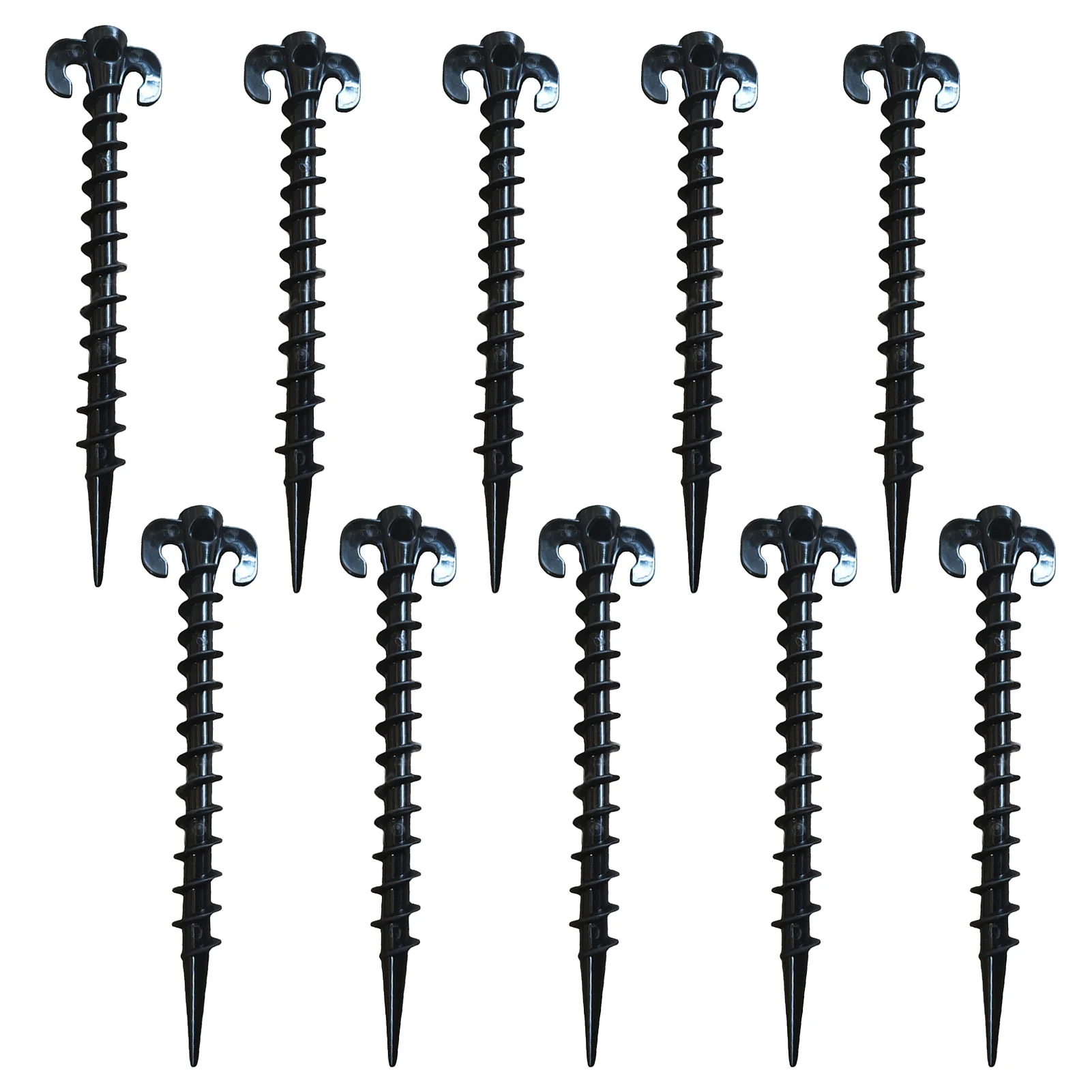 Estacas para barraca, 5/10/20 peças, estacas duráveis para fixação no solo, com grande poder de fixação, adequadas para lonas de chuva, caminhadas e jardinagem