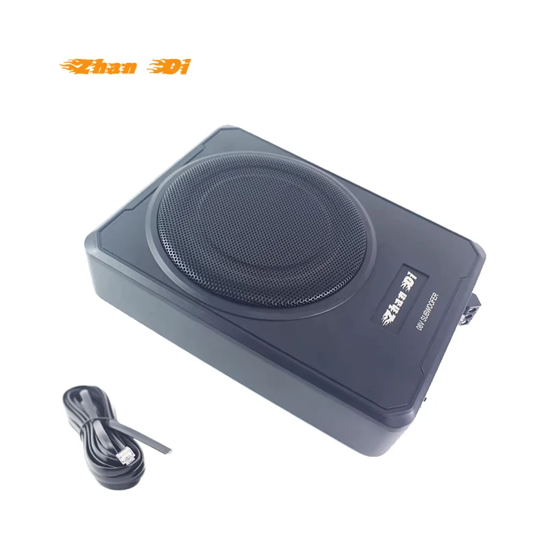 

Factory 4ohm Aluminum Box 12V Slim 8-Inch Car Audio Subwoofer Dual Coil Single Aluminum Cone Under Seat 12-Inch Size for