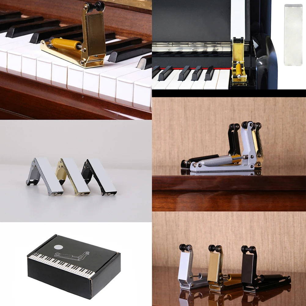 Piano Descender Descent Control Device Hydraulic Piano Lid Slow Closing Device Anti-Pressure Piano Accessory