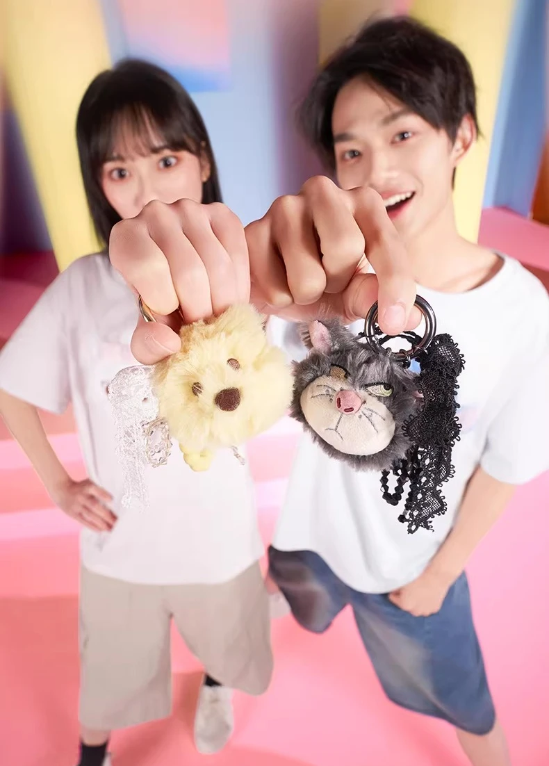 

Disney Sprightly Spring Summer Series Pendant Cute Cartoon Keychain Hanging Ornament Collection Vibrant Style Bag Charm