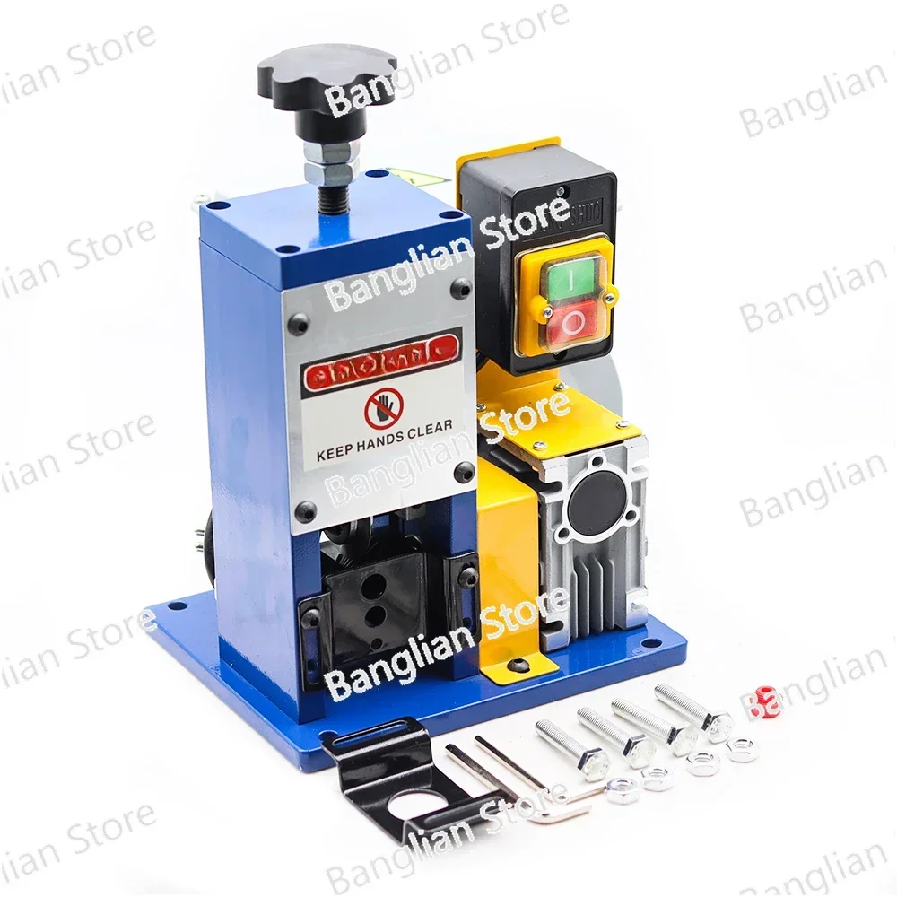 Electric Powered Wire Stripping Machine Automatic Cable Stripper Metal Recycle 1.5-25mm