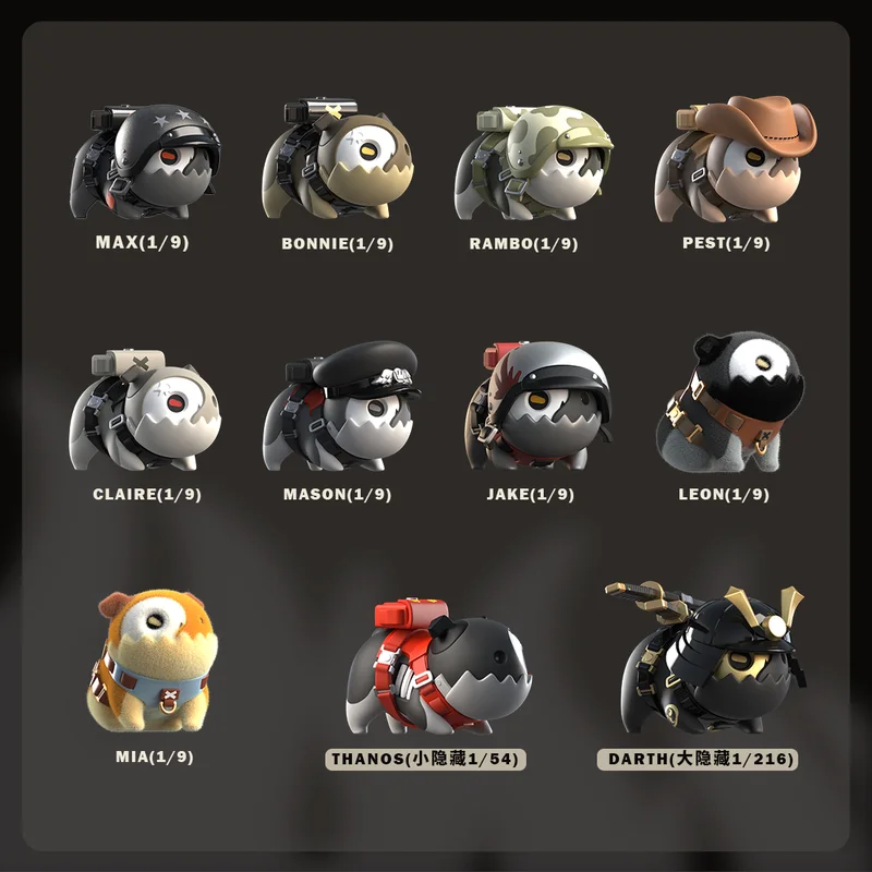 

New Official Mr.Bone Motorcycle Dog The Wide One Series Blind Box Kids Trendy Toy Desktop Decoration Children'S Surprise Gifts