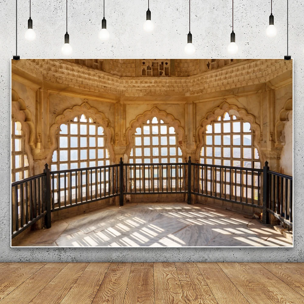 خلفية تصوير القصر المغربي العتيق ، فاتشيت ، سقف ، قاعة عبادة ، إسلامية ، حلالا ، شرق أوسطية ، عربية ، خلفية جدارية