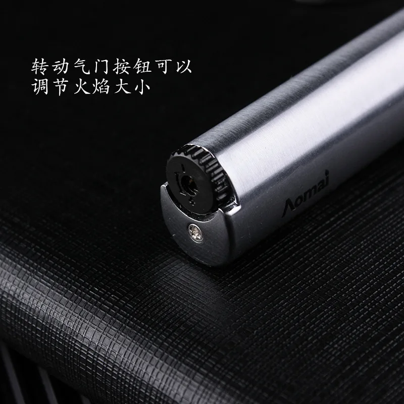 Metal New Compact Jet Butane Cigar Torch Turbo Lighter Gas Cigarette 1300 C Fire Windproof Lighter No Gas