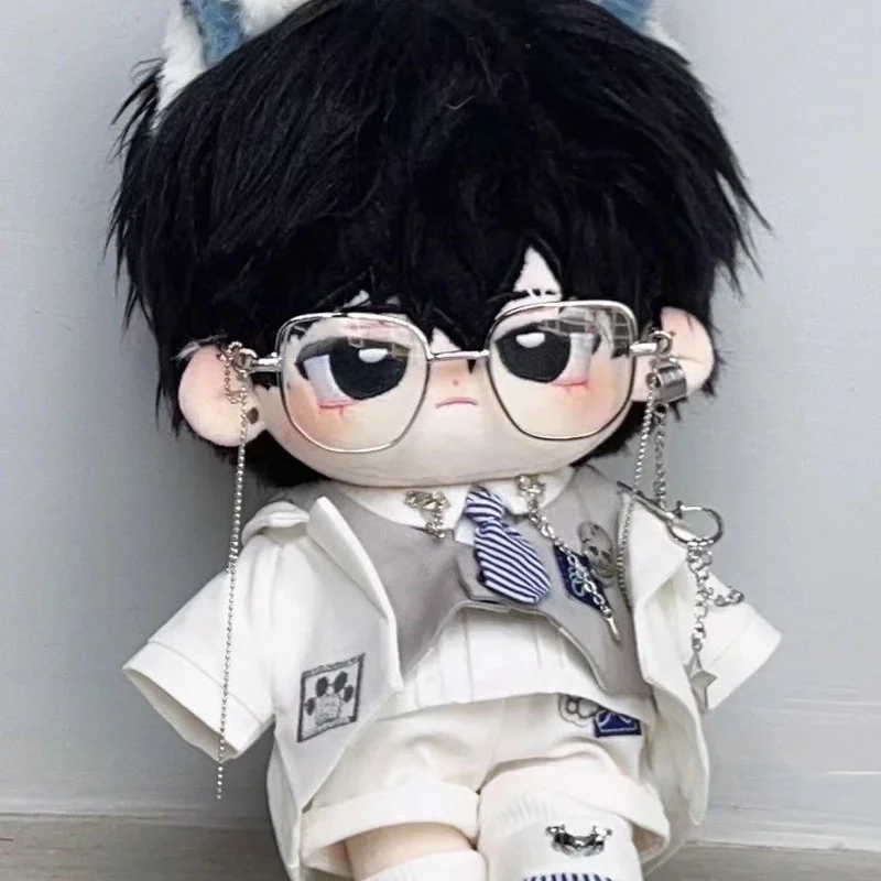 

20cm Cotton Doll Clothes No Attribute Suit Cool Handsome Uniform Temperament Casual Doll Dress Replacement Without Doll