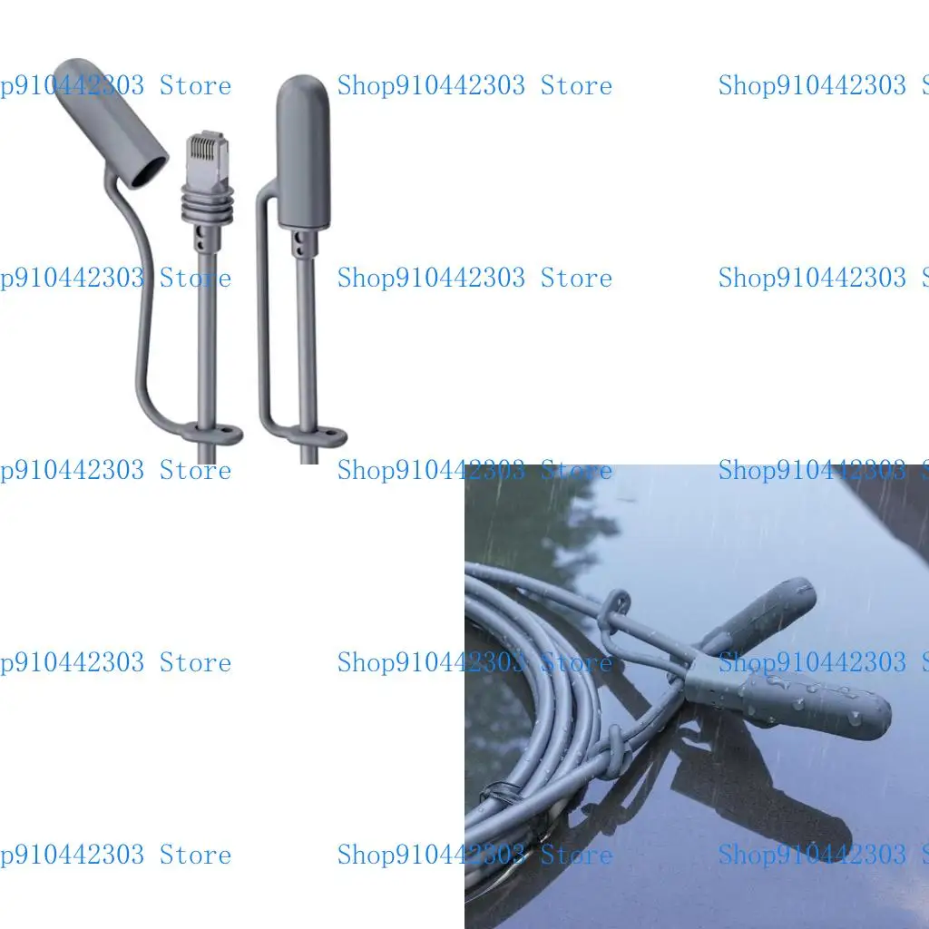 

L4MD Silicone Cable End Caps Plug Protectors for Star Link Networking Cable Dust and Damage Prevention Covers