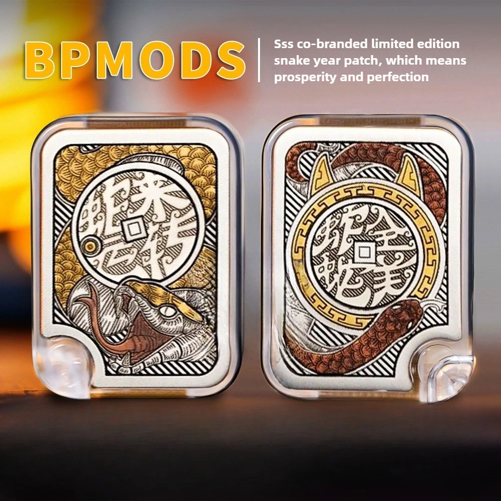 

BPMODS EDC Co-branded Year of The Snake Limited Edition Sticker Direct Push Small Crystal Stress Relief Toy