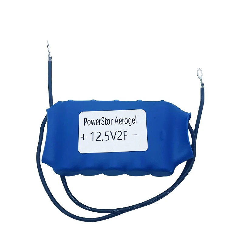 

PowerStor Aerogel 12,5V2F Маленький интеллектуальный банк энергосбережения для интеллектуального автомобиля 2,5V10F с термоусадочным корпусом Подъемная мощность