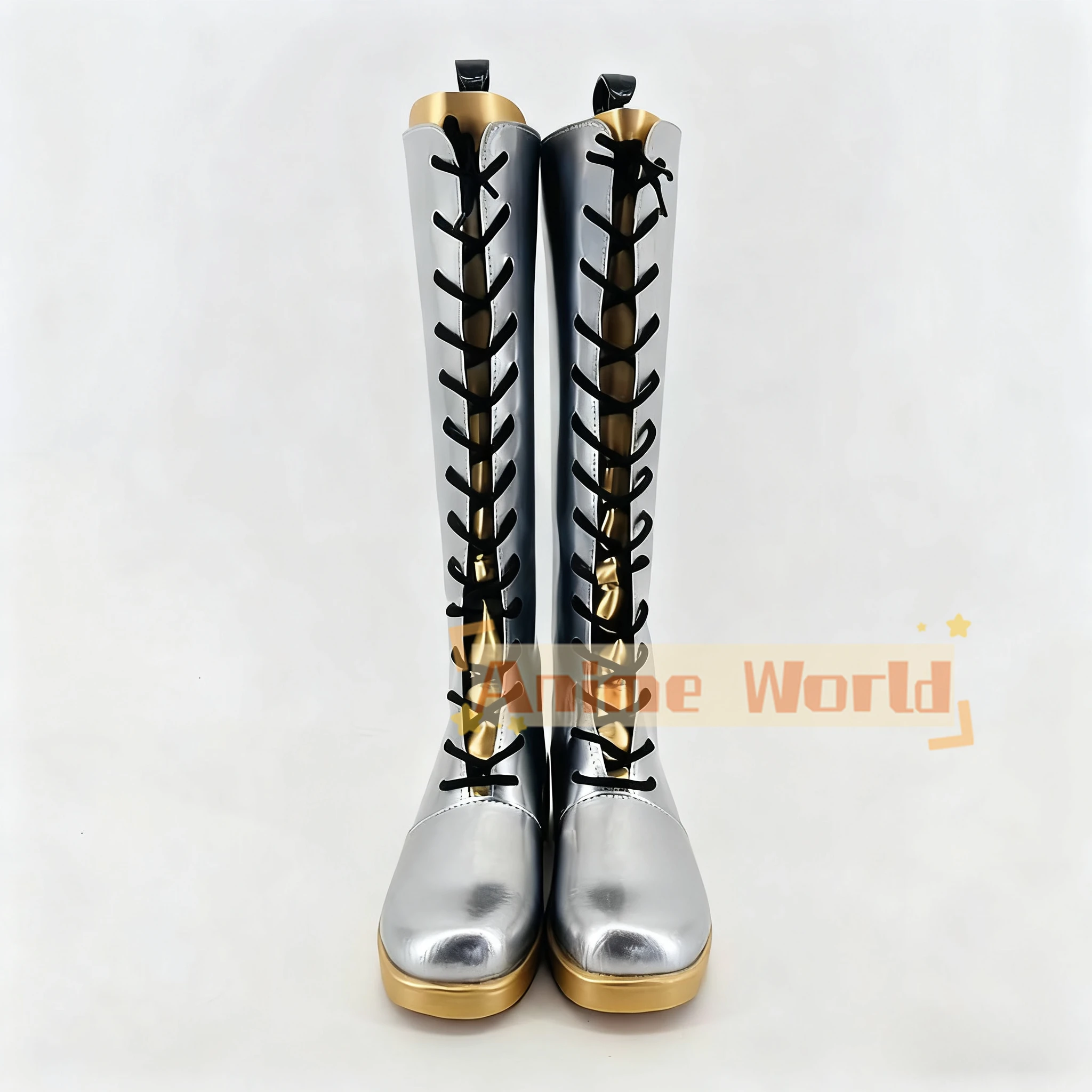 Niños adultos niños niñas niños Kpop HUNTR/X Golden Rumi Cosplay botas zapatos botas mujeres niñas fiesta de Halloween juego de rol